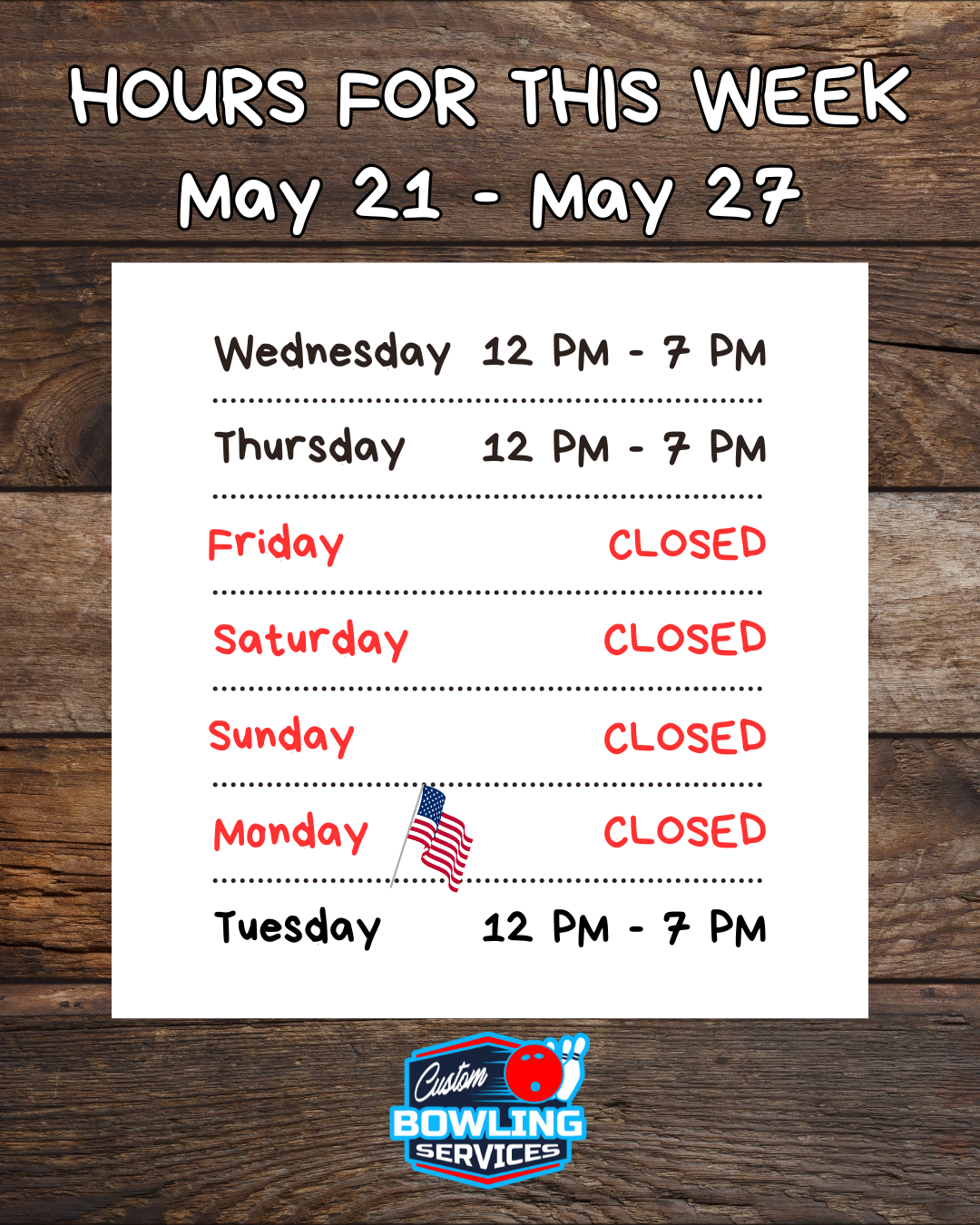 cbs - winter hours2024-25 (15) hours for Memorial weekend